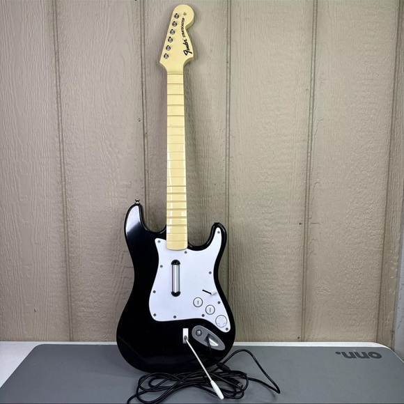 Fender Stratocaster Rock Band / Clone Hero Wired Xbox 360 822152 TESTED Working